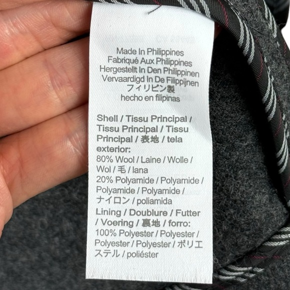 J.Crew Alfie Blazer in Dark Heather Gray Italian Knit Wool Blend Jacket Size 4 - Picture 11 of 16